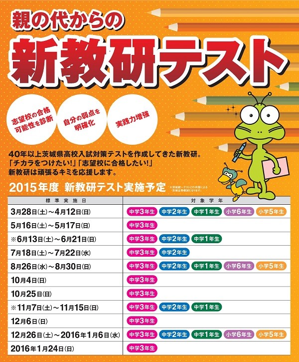 新教研　高校入試対策　もぎテスト 中1〜中3 10セット 新教研もぎテストとは | 新教研もぎテスト |