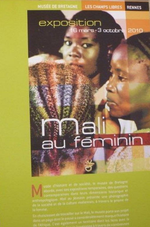 Exposition itinérante du musée de Bretagne "Mali au féminin".