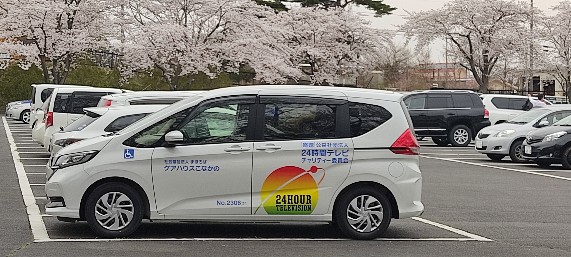 2024.04.19(金)　あっと言う間に咲いた桜をおいかけドライブです。
