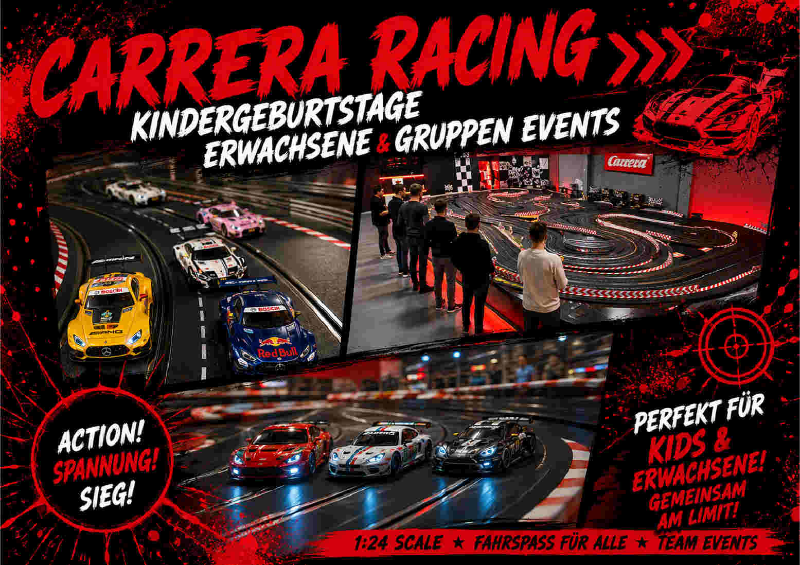 Carrera Autorennen im Funsport in Guetersloh