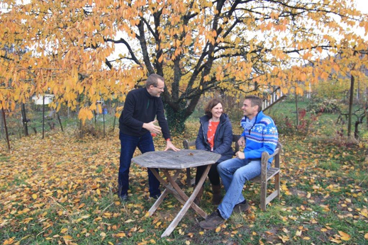 Gründungsvorstand von links nach rechts:  Hergen Schultze (2. Vorstand) , Dagmar Schülke (1. Vorstand) und André Siepe (Schatzmeister) 