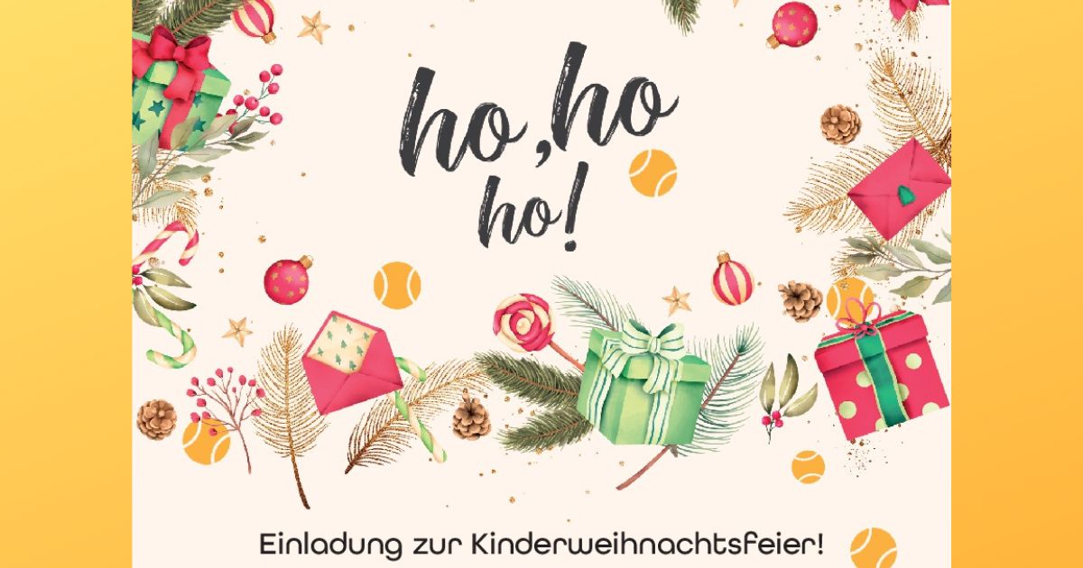 Einladung zur Kinderweihnachtsfeier am 27. November 2022