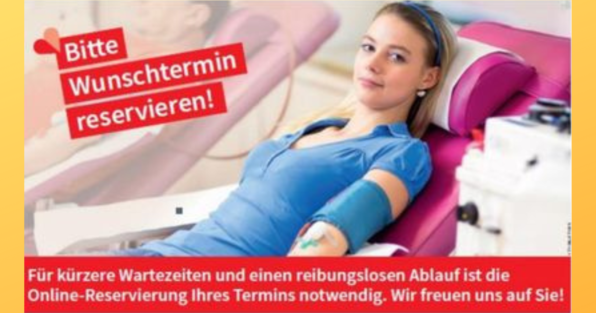 Blutspende in Rohrbach am 30. März 2023