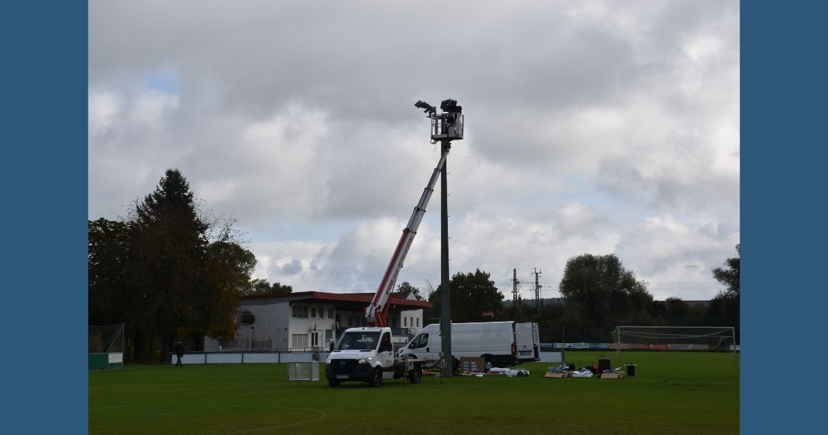 Neues Flutlicht für den TSV Rohrbach