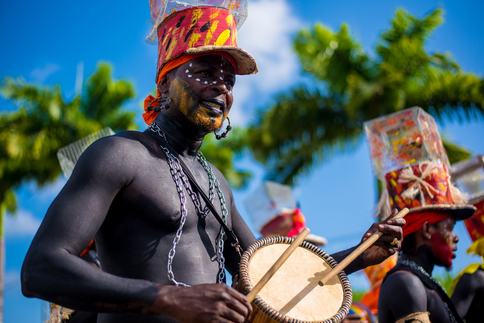 Tambor Groupe-à-Peau Karneval März 2019 © Guillaume Aricique /Happyman, Comité du Tourisme des Îles de la Guadeloupe CTIG 