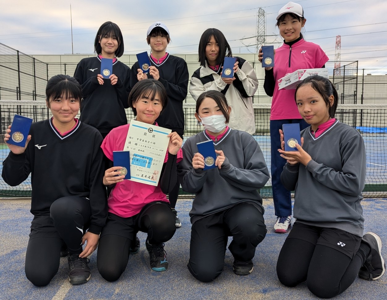 [中学生女子の部] 優勝 八王子第七中学校