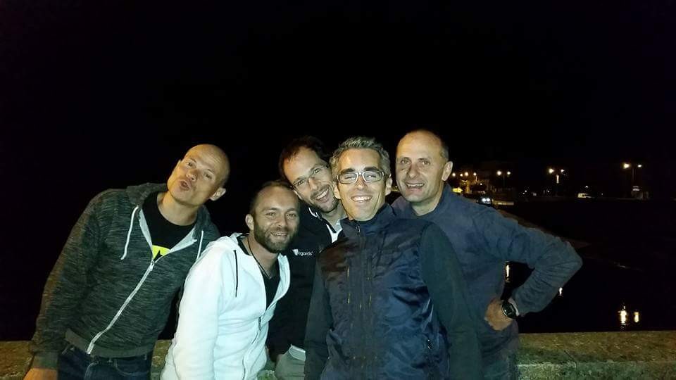 Qui est le plus frais !! Et à gagné le 200 mètres sur le pont !!!