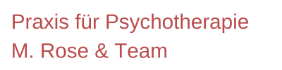 Psychotherapie M.Rose
