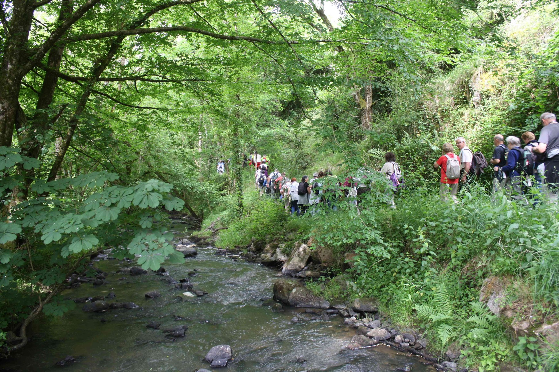 Club de randonnée de Romorantin Sologne - sortie à Chaillac dans l'Indre, vallée de la Creuse