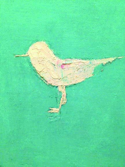 bird  / Oil Painting ,Pastel　油彩、パステル　180×140ｍｍ  2015