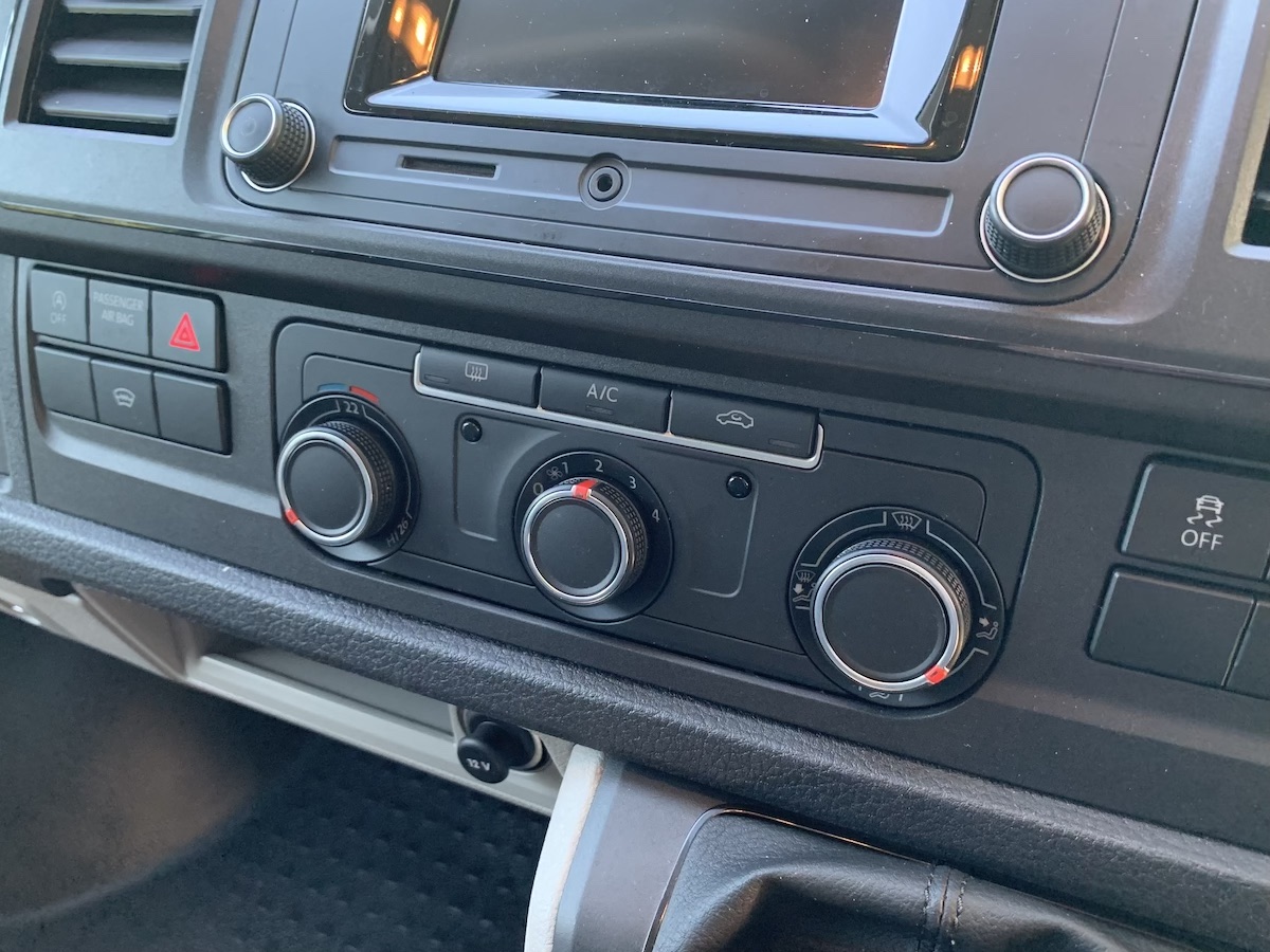 Climate control and heated screen controls