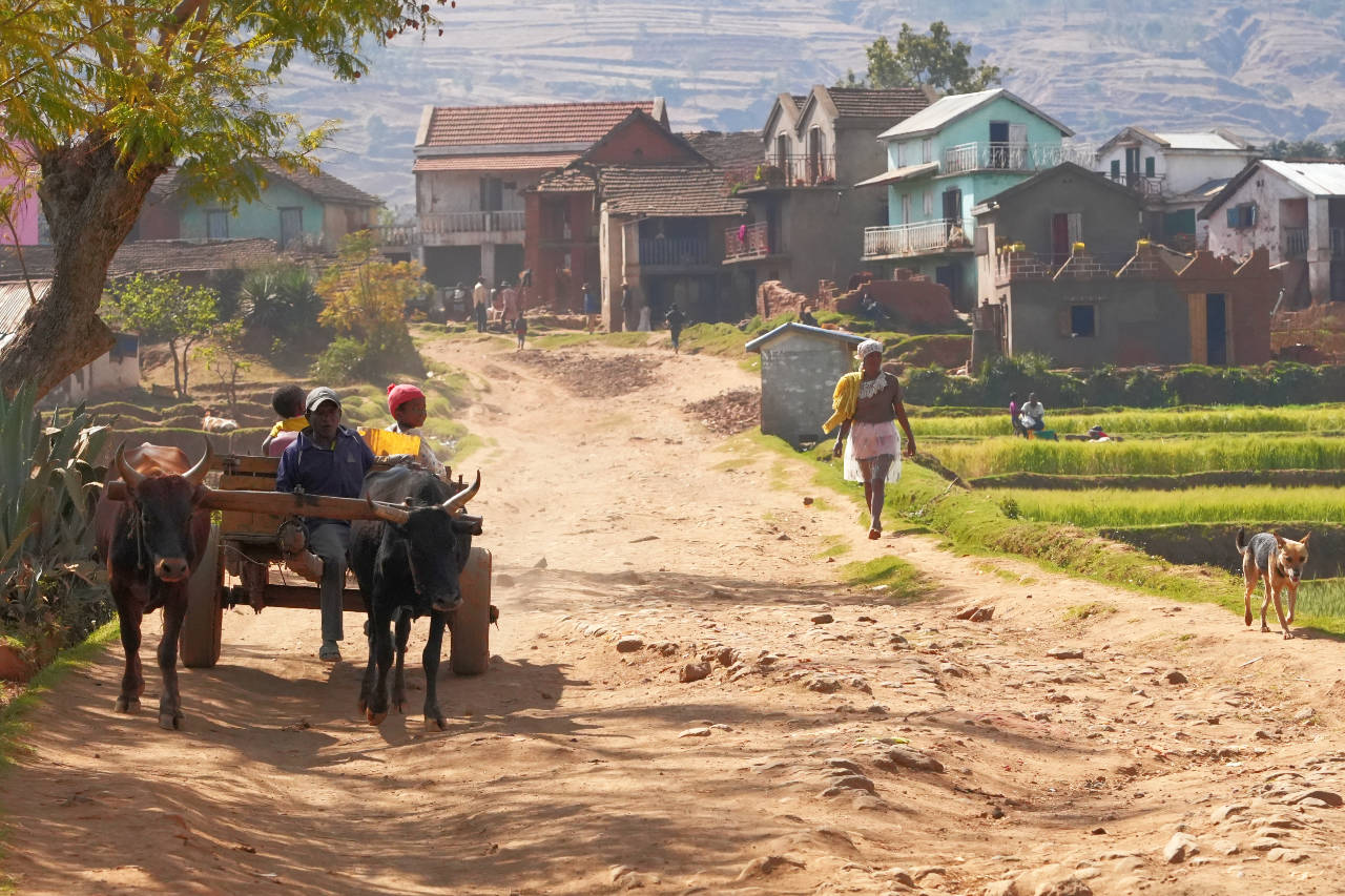 Straße in Antsirabe