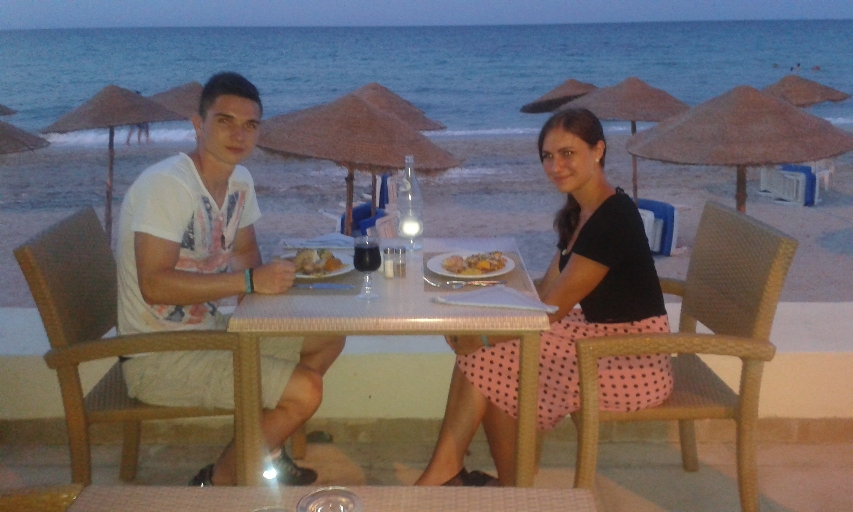 Abendessen direkt am Strand 💎