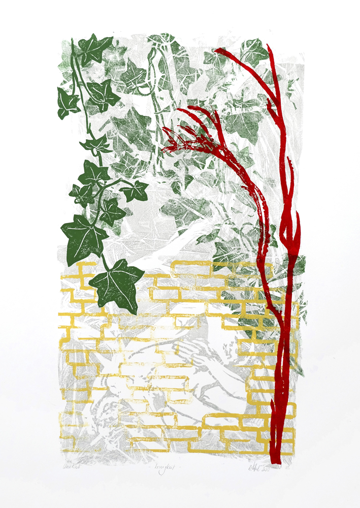 Holzschnitt/Linolschnitt/Collagraphie 60 x 40 cm. Unikat. 2020