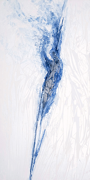 spirit of the air I. Acryl 120 x 60 cm. 2016. > 1200 € auf Holzplatte