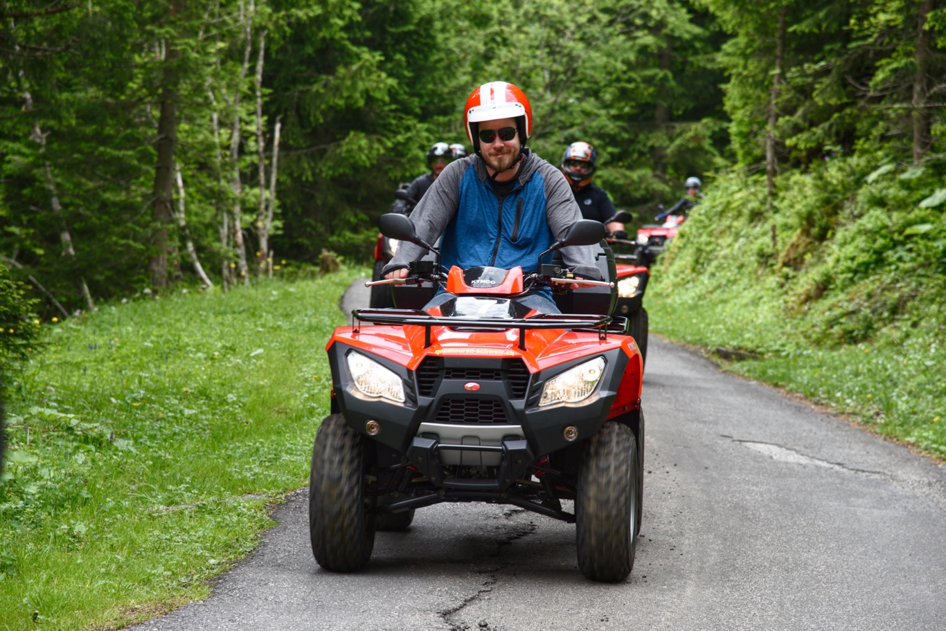 Quadtouren Fotos vom Quad fahren mit Daniels Funtours Schweiz in Interlaken Quad fahren und