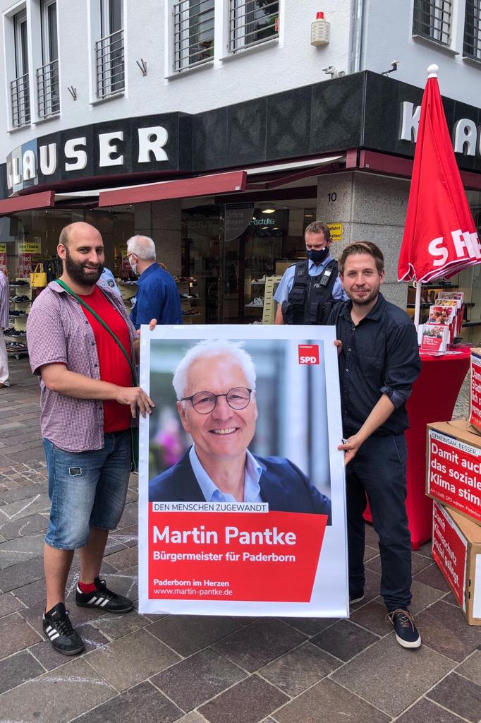Unterstützer im Wahlkampf, egal ob aus Berlin oder Paderborn