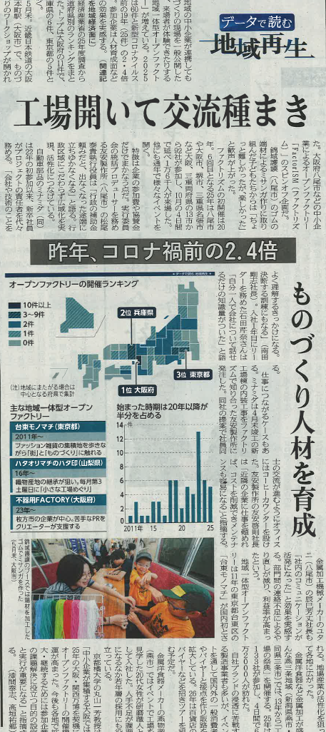 2026年6月5日 日本経済新聞 データで読む「地域再生」