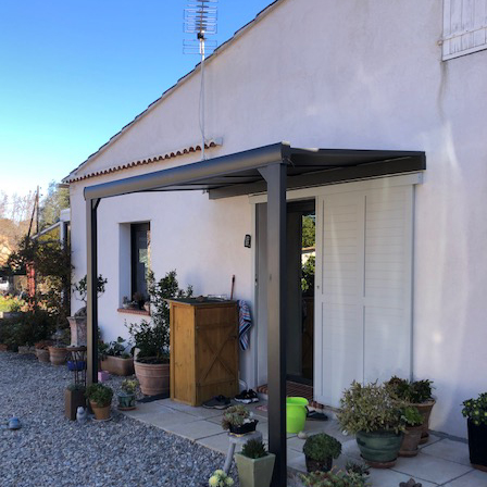 Auvents/Marquises:  sur mesure de chez Altiva Pro Menuisier  2023-2024 en rénovation La Seyne sur Mer 83500