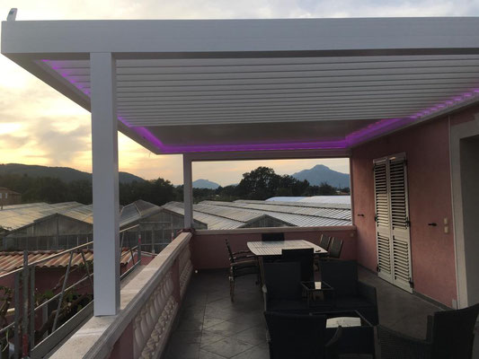 Pergolas bioclimatiques : sur mesure de chez Altiva Pro Menuisier  2023-2024 en rénovation Ollioules 83190