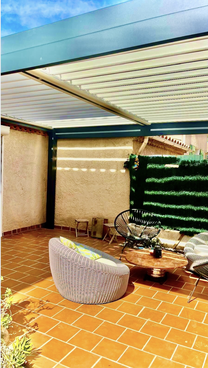 Pergolas bioclimatiques : sur mesure en rénovation à St Cyr Sur Mer 83270