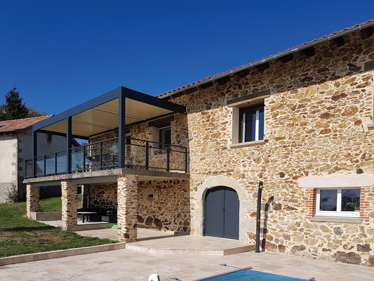 Pose Pergolas bioclimatiques à la cadière d 'azur 