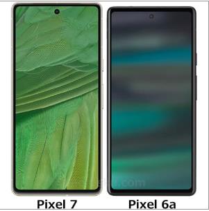 「Pixel 7」と「Pixel 6a」の違い