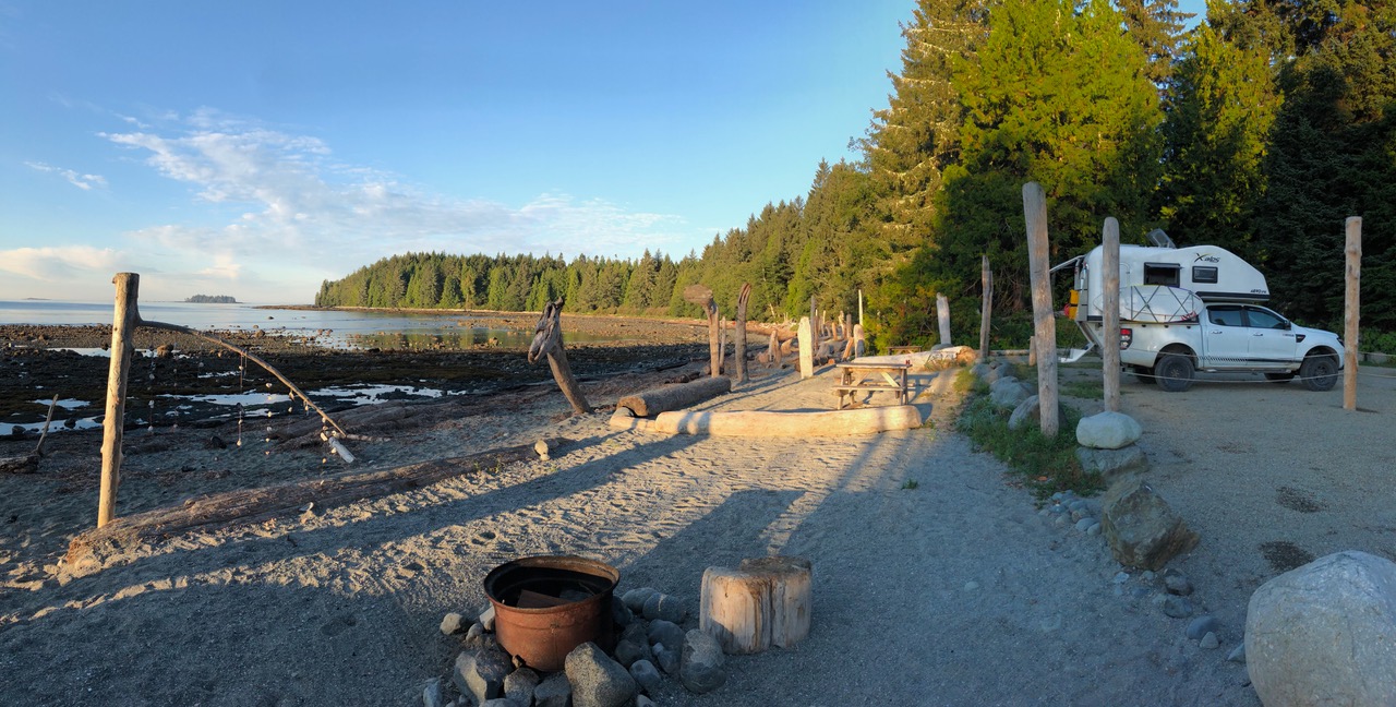 Camping on Vancouver Island