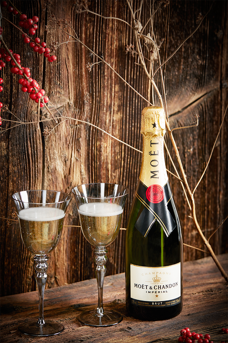 Moet Chandon Impérial Brut, Sachfotografie Champagner