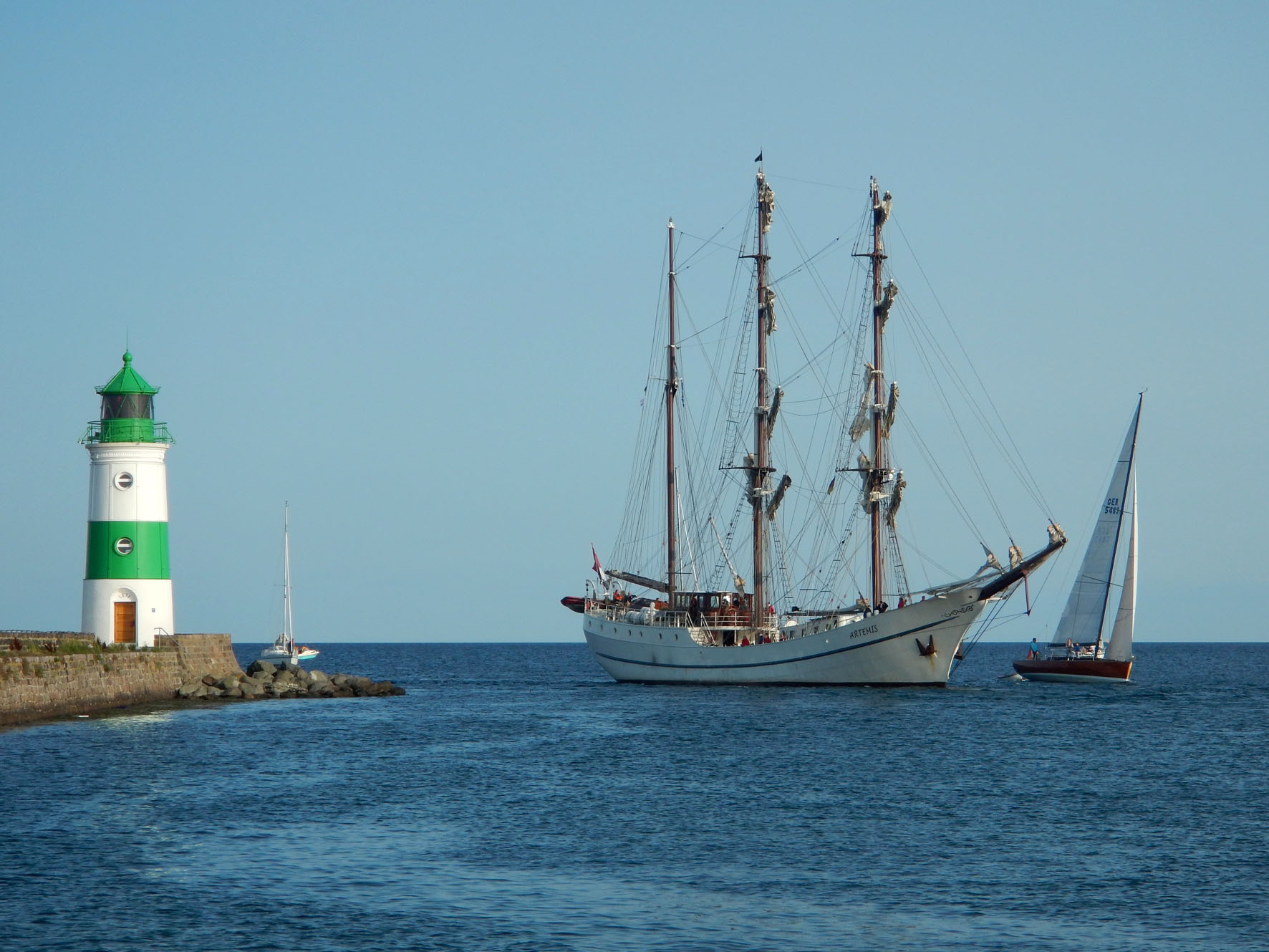 Leuchtturm Schleimünde, Artemis und Gloria