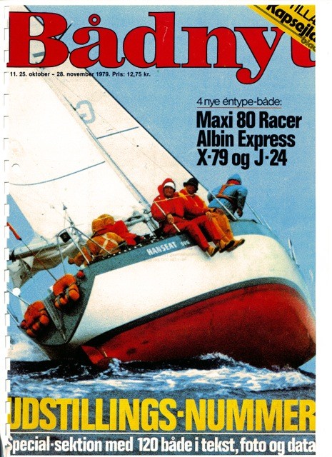 Hanseat 33 Racing als Titel auf der Badnyt im November 1979