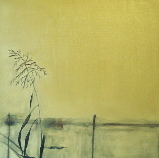 Floating Weed 18”x 18” / 浮草， 46x 46cm, 2008