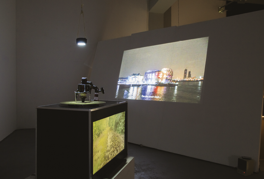 The Deluge/ 대홍수/ Die Flut- Installation bei UNST- In conflict, Studio Mitte, Berlin, 2015