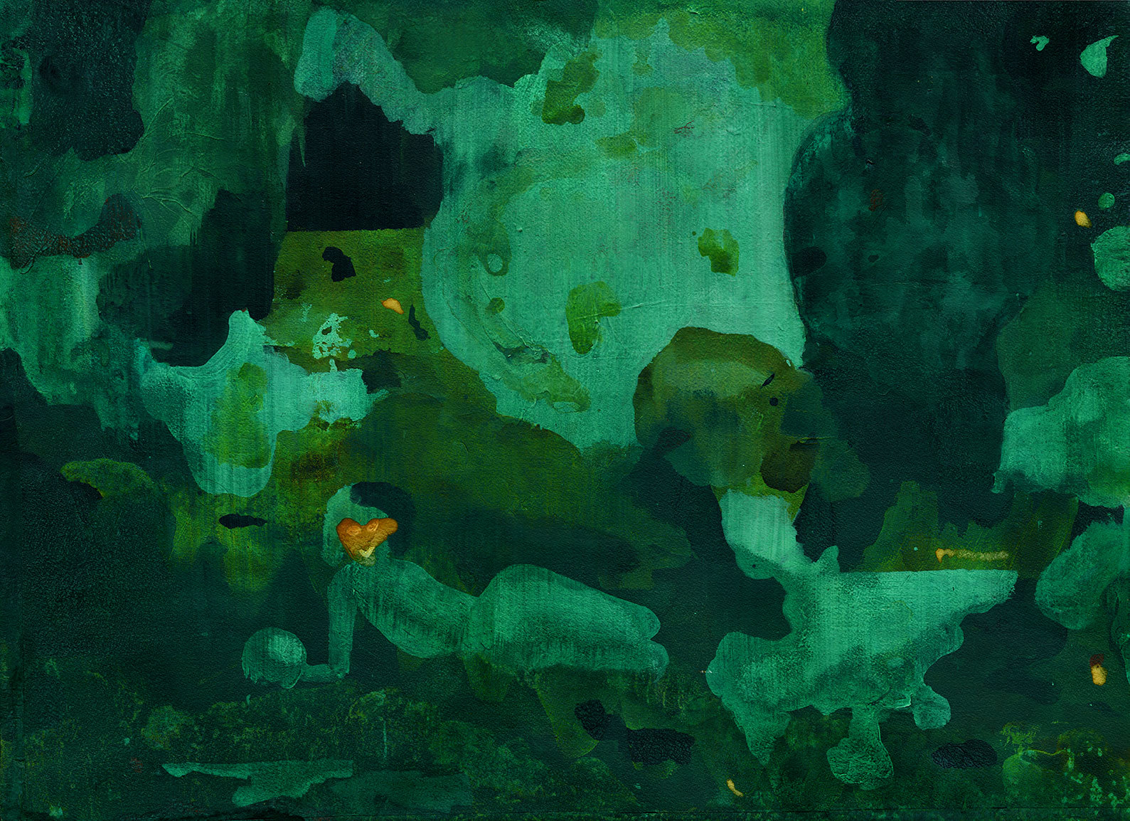 Gosia Machon, Mimikry, 50 x 70 cm, Tusche auf Papier, 2021