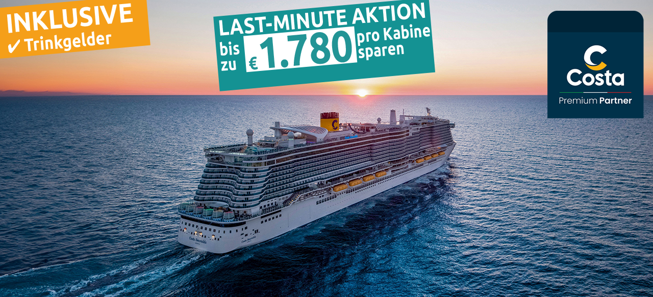 COSTA Last-Minute & Frühbucher Aktionen