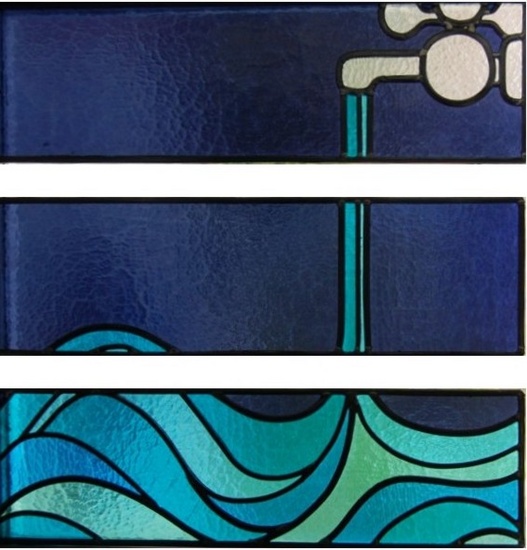 glas in lood raam / stained glass window