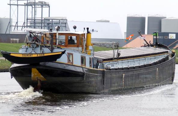 glas in lood op de boot