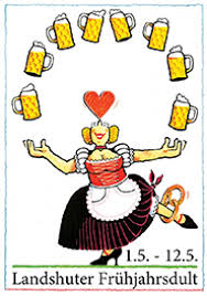 Plakat-Entwurf für Landshuter Volksfest