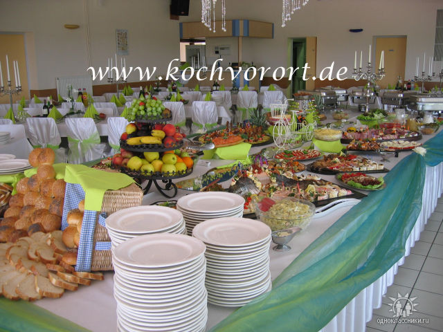 Buffet Swadba Koch vor Ort russische Hochzeit