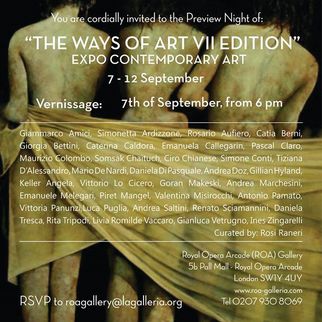 locandina evento the ways of art VII edition London 