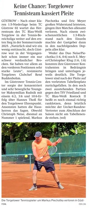 Auswärtsspiel in Güstrow