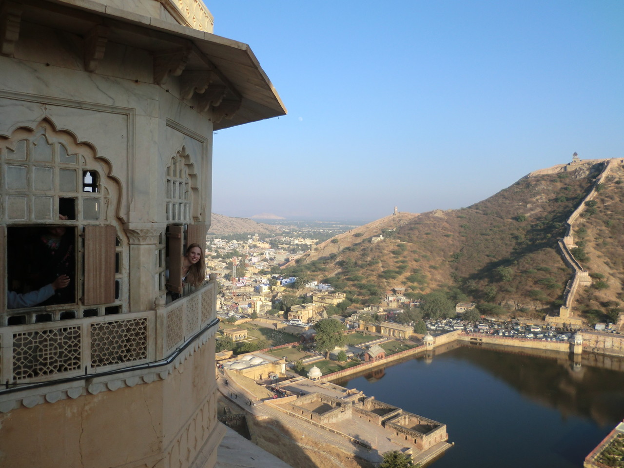 Rapunzel und die chinesische Mauer in Jaipur 