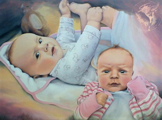 Porträt "Lena", Öl auf Leinwand, Auftragsmalerei