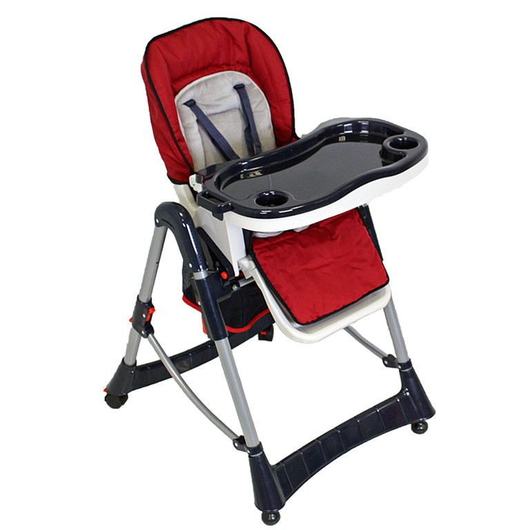 Chaise Haute Bébé / Enfant en Rouge