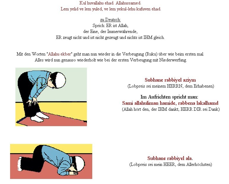 Wie Viele Rakat Haben Die Gebete Miltenberger Inquen