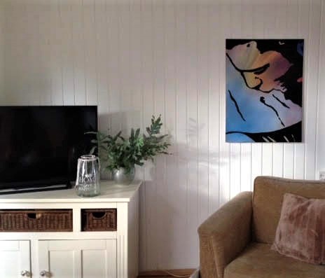 Schilderij BELLY KISS 60 x 80 cm