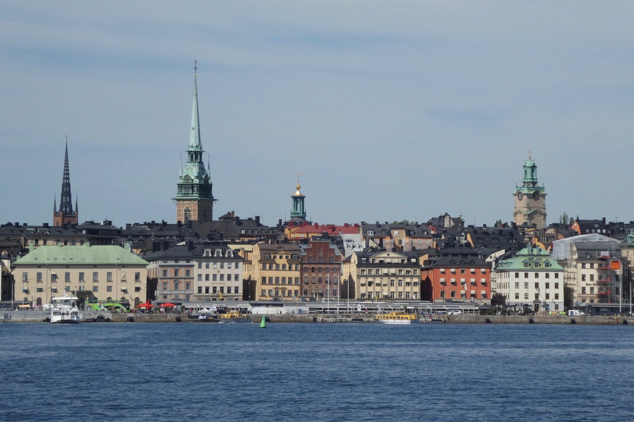 Stockholm Sicht vom Wasser