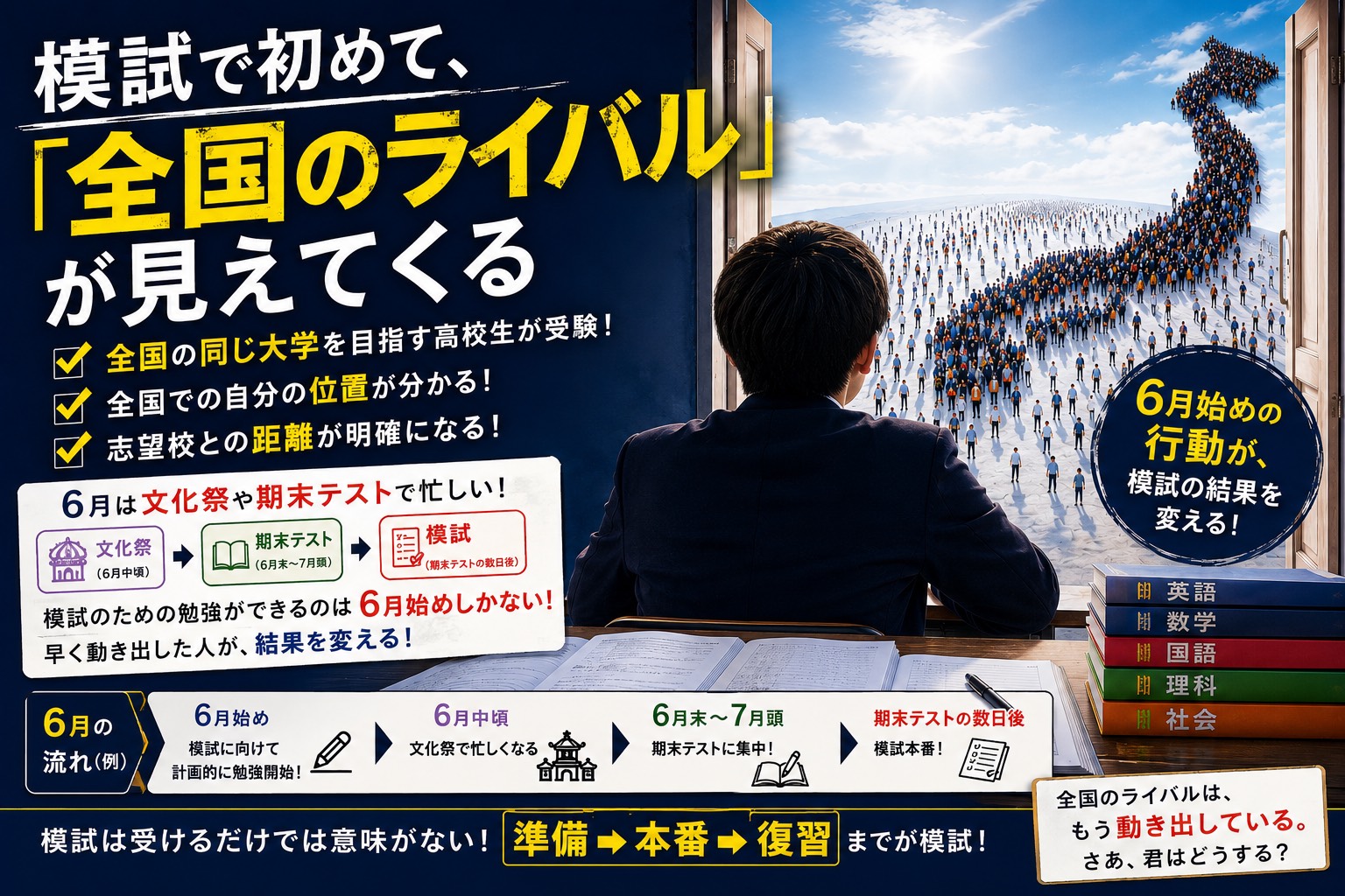 模試で初めて、「全国のライバル」が見えてくる