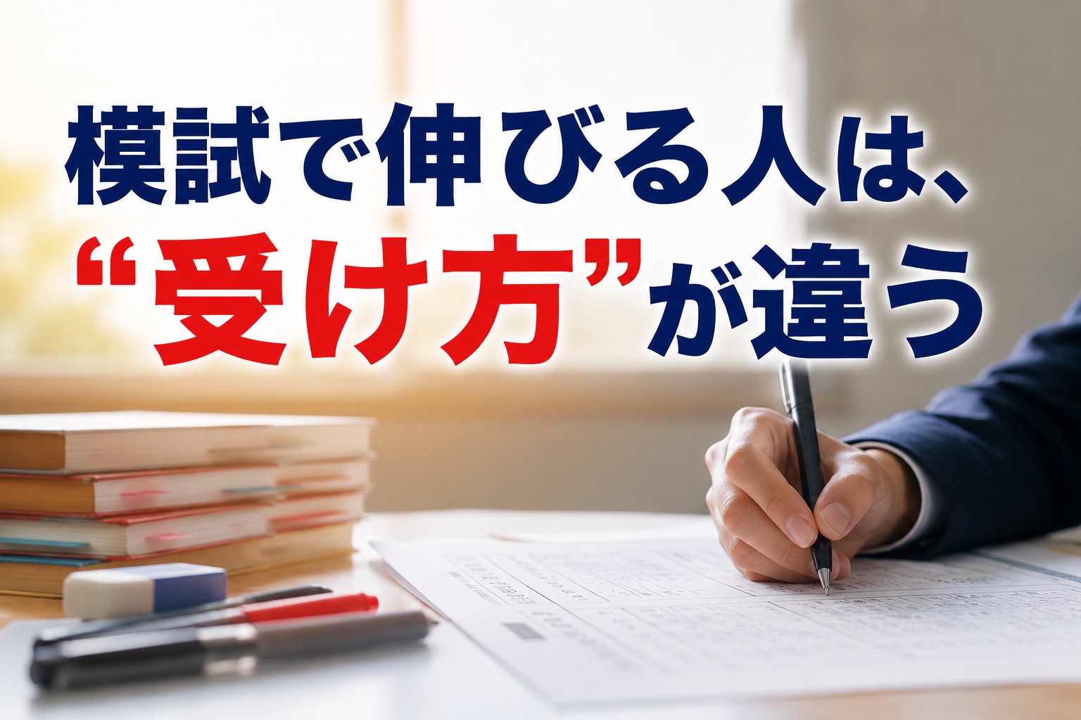 模試で伸びる人は”受け方”が違う