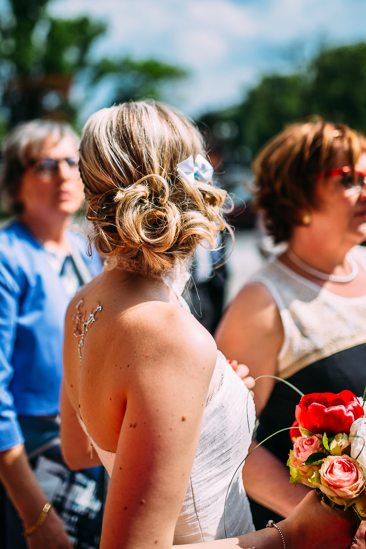 mariage portrait mariée